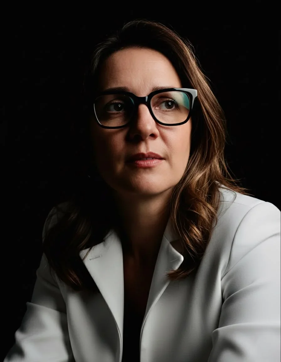 Retrato oficial de Alessandra Vieira, designer de móveis e fundadora da Pó Di Serrage