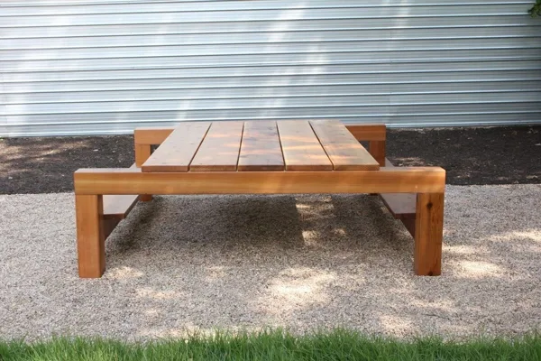 Mesa com bancos Ayron 2.50 — Pó Di Serrage